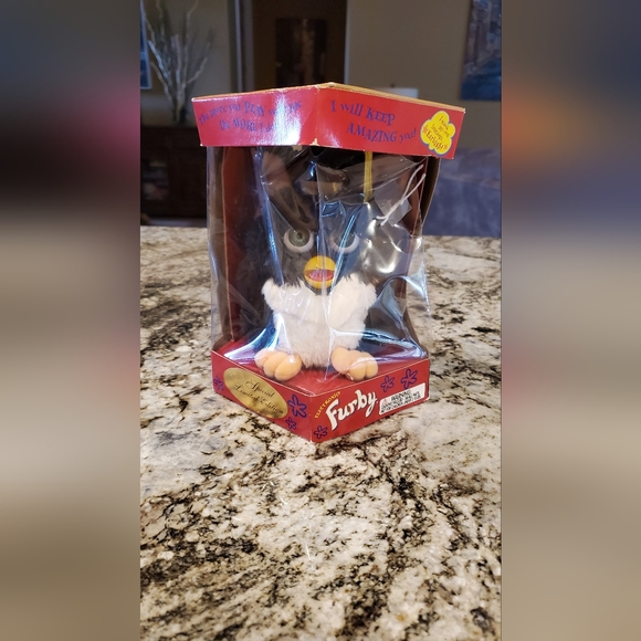 Special Edition 1999 Tuxedo Graduation Furby - New In Box! - Picture 2 of 9